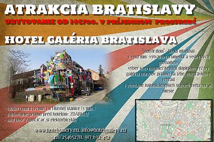 Atraction of Bratislava - acommodation from 14Euro/person