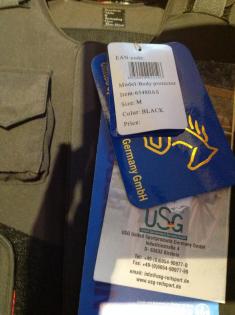 Sicherheitsweste USG neu mit Etikett gr. m