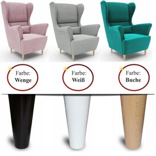 Sessel Ohrensessel Couch Wohnzimmer Farbenauswahl