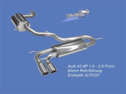 BN Pipes Audi A3 8P 1. 6-2 0 Front Sportback
