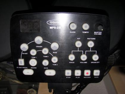 Verkaufe E-Drum-Set Millenium MPS-250 E-Drumset elektronisches Schlagzeug