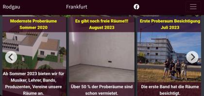 Proberäume 19bis30m Neubau Rodgau Kreis Offenbach a. M.