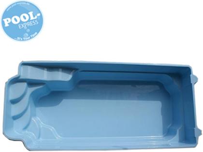 GFK Schwimmbecken 8. 0 x 3. 7 x 1 55 GFK Pool vollisoliert fertigpool einbaubecken