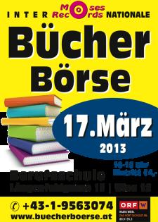 Moses-Records BÜCHERBÖRSE Berufsschule Längenfeldgasse 17. März