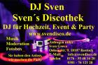 DJ Sven - Sven s Discothek für Hochzeit Geburtstag Party für Rostock Ostseek