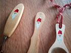 3 Teile für Weihnachten Käsehobel Buttermesser und Kaffeelöffel