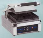 Elektro-Kontaktgrill Grillplatten gerillt