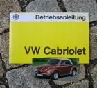 Betriebsanleitung VW 1303 Käfer Cabriolet 1978