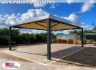 Pavillon 6x6 Überdachung Pagodenzelt Festzelt Pvc Terrassendach Pergola Terrasse
