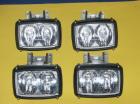 4 x Arbeitsscheinwerfer Twin Power incl. 8 x H 3 Birnen 12/24 V