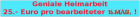 Geniale Heimarbeit