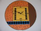 Geschenkidee Designer Wanduhr Glas 40 cm Siebdruck
