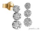Ohrschmuck Ohrringe Ohrstecker Diamanten Gold günstig im Schmuck onlineshop