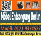 Möbel entsorgen Berlin Sofa Bett Matratze Tisch Sessel Schrank.