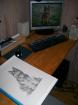 Tierportraits auf Bestellung Zeichnungen Aquarell .