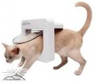 Chip-Katzenklappe kein Halsband mehr nötig