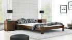BETT HOLZBETT aus Kiefernholz KBD 04 120x200 NUSS mit Lattenrost Schlafzimmer