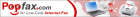Popfax. com ein Fax Internet Dienst