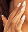 Naturnagelverstärkung Gelnägel Nailart French