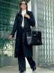 City Business-Damenmantel schwarz