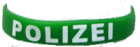 Silikon-Armband Motiv Polizei -10 mm breit NEUOVP