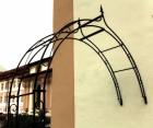 Wand- und Rosinen Halbpergola Metallrosenbogen