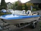 Angelboot Motorboot Freizeitboot mit Trailer Außenborder und viel Zubehör