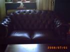 Couchgarnitur im Kolonialstil 2-sitzige Couch und 2 Sessel
