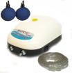 BOYU S-2000 Luftpumpe Aquarien Teichbelüftung Kompletset NEU