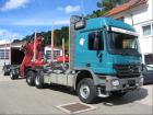 Holztransporter Mercedes-Benz 2646 6x4 Huttner Anhänger