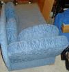 Wunderschönes blaues Bettsofa Couch