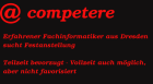 Erfahrener Fachinformatiker FIS sucht Festanstellung in DD