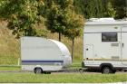 Geschlossener Motorradanhänger f. Wohnmobil Reisemobil Bj 2008