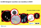 Design Lampen von Wofi Mondilux Restposten