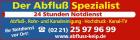 Abfluss verstopft Köln 24h Soforthilfe Tel. 0221-25979699