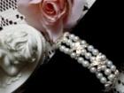 Magnetarmband edles Perlenarmband mit Strass