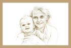 Originelle Geschenkideen - Portraitmalerei nach Foto bei http //www. artvis. de