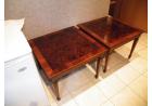 2x Couchtische Beistelltische Massivholz