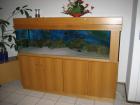 Aquarium mit Abdeckung und Unterschrank