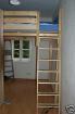 Hochbett aus massivholz 1 40 x 2 00 meter