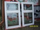 2 Stück neue Kunststoff-Fenster Farbe weiß 0 95 x 1 60 Meter