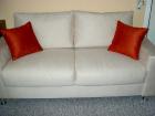 Polstersofa 3-Sitzer neuwertig Sonderanfertigung in creme