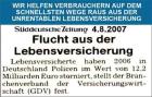 Lebensversicherungen mit unserem Geld kaufen und hohe Provisionen kassieren