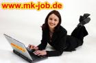 Heimarbeit am PC Online-Job im Homeoffice Bürotätigkeit als Heimarbeit.