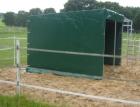 Weidezelt Pultdach neuartiges Bausystem auch mit Paddockvorplatz 999 -Euro