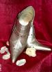 Modische originelle Stiefeletten mit Silberfarbe sehr günstig