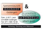 Hotel und speiserestaurant bahnhof am bodensee schweiz