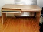 Schreibtisch und Rollcontainer Birke guter Zustand