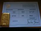 250 g Gramm Goldbarren Argor-Heraeus 999 9 Zerti