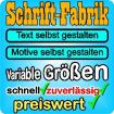 AUTOAUFKLEBER AUTOBESCHRIFTUNG - SCHRIFT-FABRIK. DE